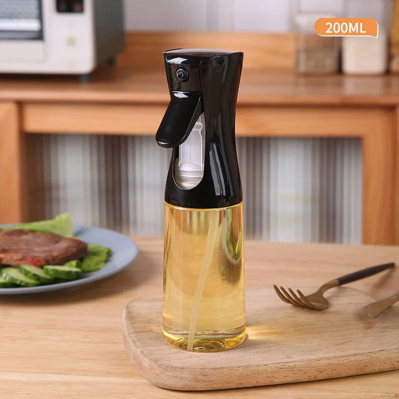 Black Cooking Oil Container White Transparent Kitchen Oil Bottle Cooking Oil 