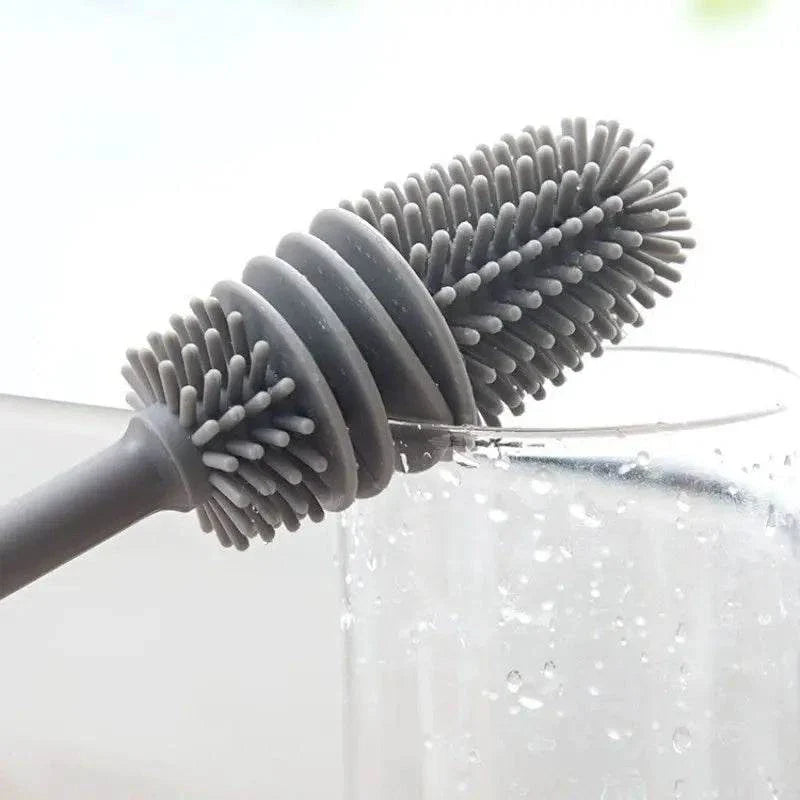 Silicone Cup Brush Cup Scrubber Glass Cleaner  Kitchen Cleaning Tool L