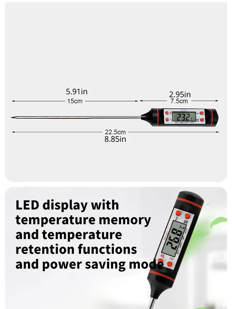  Kitchen Baking Thermometer Electronic Probe Type Digital 