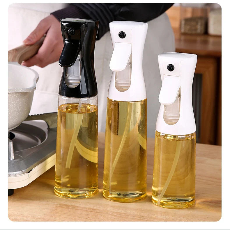 Black Cooking Oil Container White Transparent Kitchen Oil Bottle Cooking Oil 