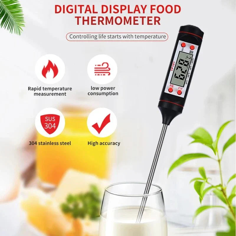 Kitchen Food Baking Digital Thermometer Electronic Probe Type Digital 