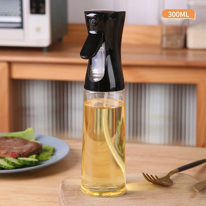 Black Cooking Oil Container White Transparent Kitchen Oil Bottle Cooking Oil 