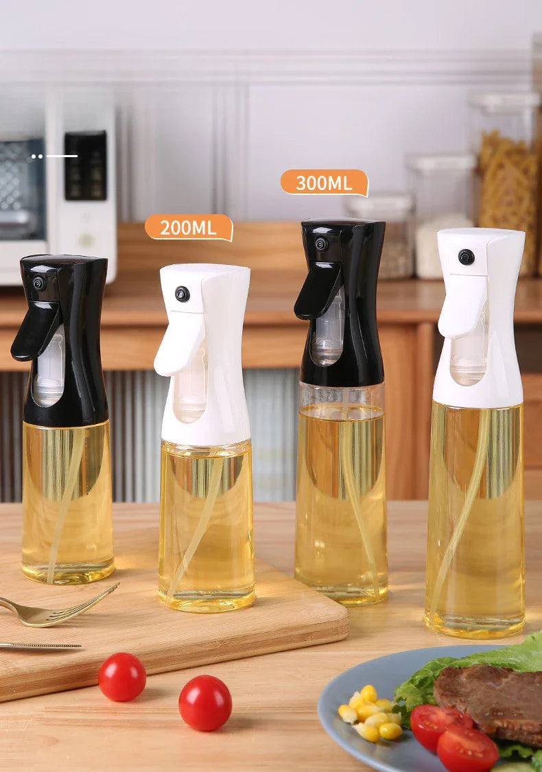 Black Cooking Oil Container White Transparent Kitchen Oil Bottle Cooking Oil 